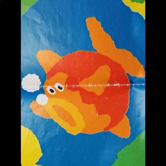 Vintage spring pond gift wrap - Picture 4 of 4